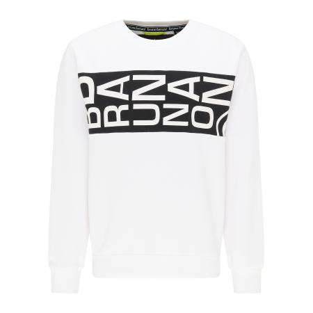 Bruno Banani Bruno Banani Sweatshirt Richardson zwart / wit