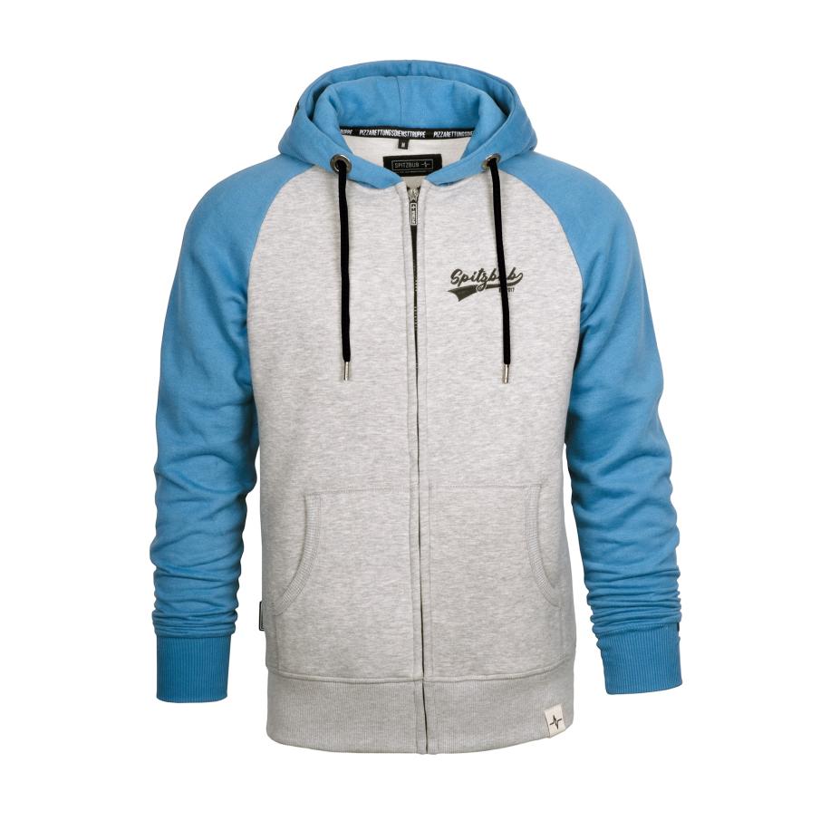 SPITZBUB Sweatvest Jens blauw / grijs / zwart Multicolor