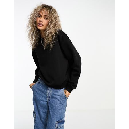 Weekday Essence Sweatshirt in zwart