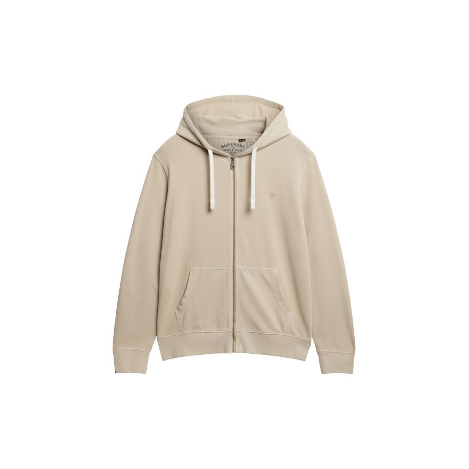 Superdry Sweatvest Essential kaki Groen