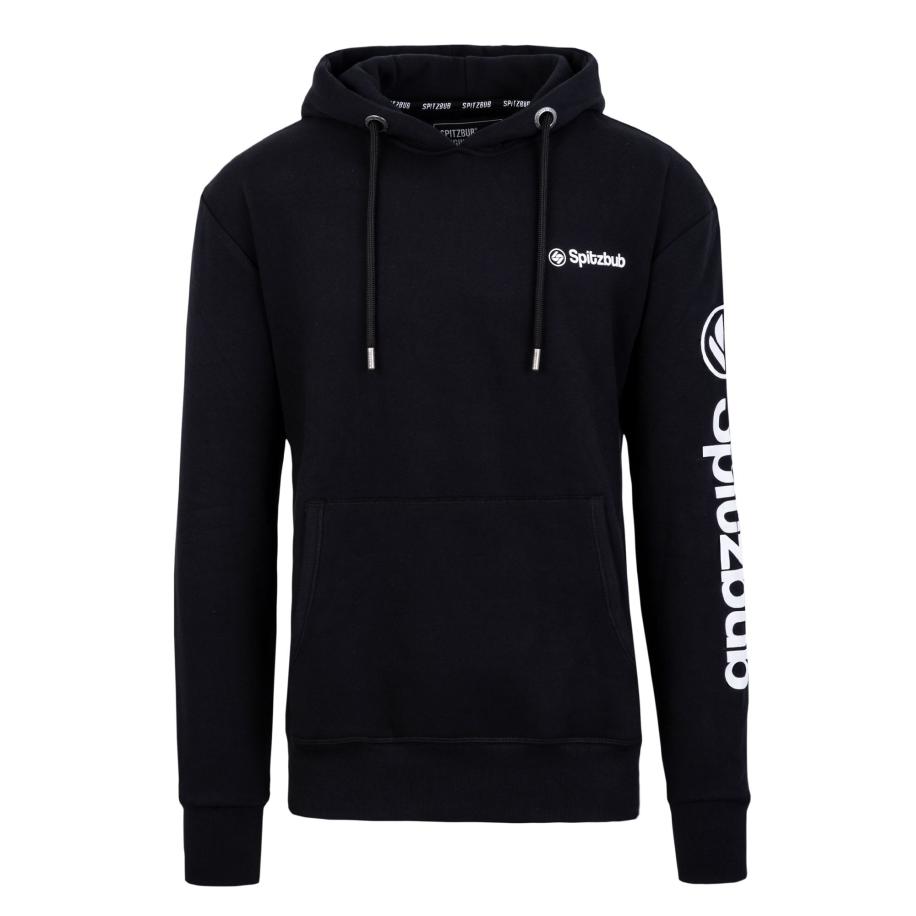 SPITZBUB Sweatshirt zwart / wit Zwart