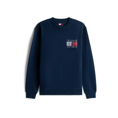 Tommy Jeans Tommy Jeans Sweatshirt marine / rood / wit