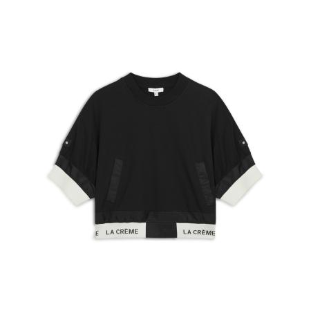 Twist Twist Sweatshirt zwart / wit