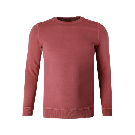 Marvelis Casual Sweatshirt ronde hals rood, Effen