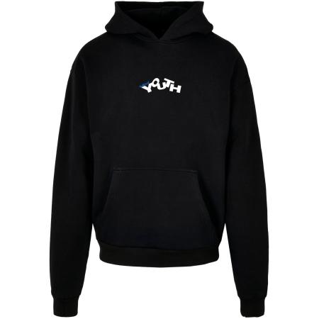 Lost Youth Lost Youth Sweatshirt Youth blauw / zwart / wit