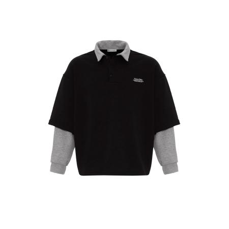 Dandalo Dandalo Sweatshirt lichtgrijs / zwart