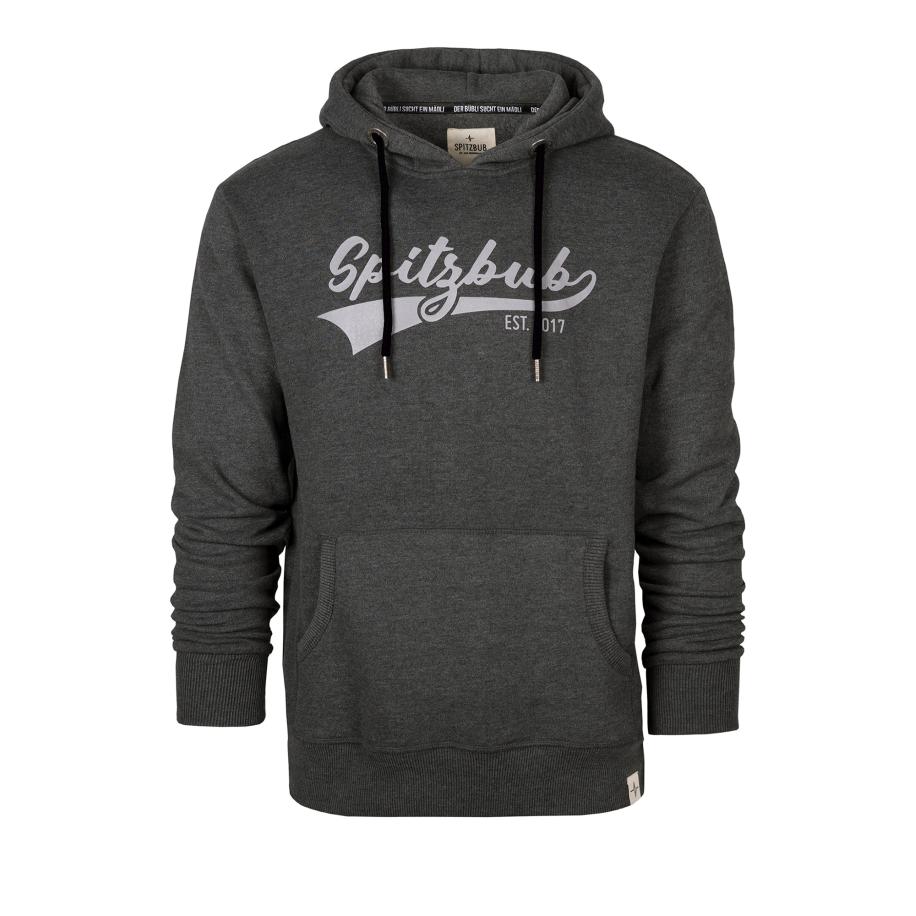 SPITZBUB Sweatshirt Emil lichtgrijs / donkergrijs / zwart Grijs