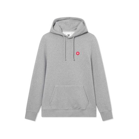 WOOD WOOD Sweatshirt Ash grijs gemêleerd