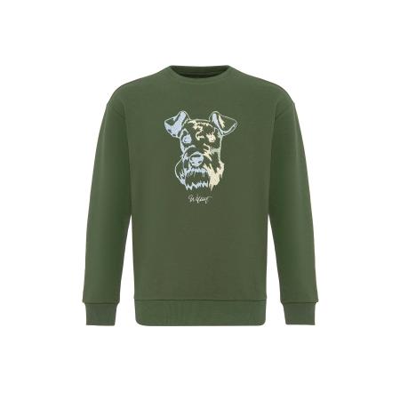 Williot Williot Sweatshirt blauw / geel / donkergroen