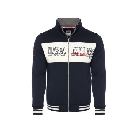 Carisma CARISMA Sweatvest donkerblauw / kersrood / wit