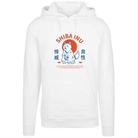 F4NT4STIC F4NT4STIC Sweatshirt Japanischer Shiba Inu Hund blauw / rood / wit