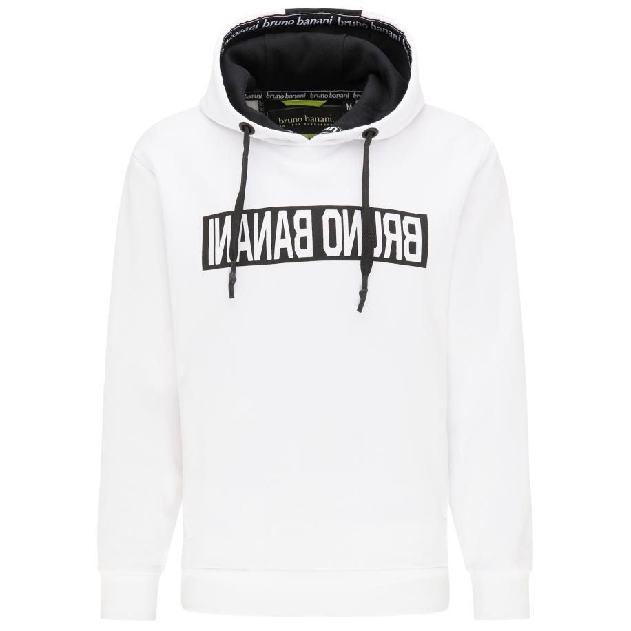 Bruno Banani Bruno Banani Sweatshirt Howard zwart / wit -