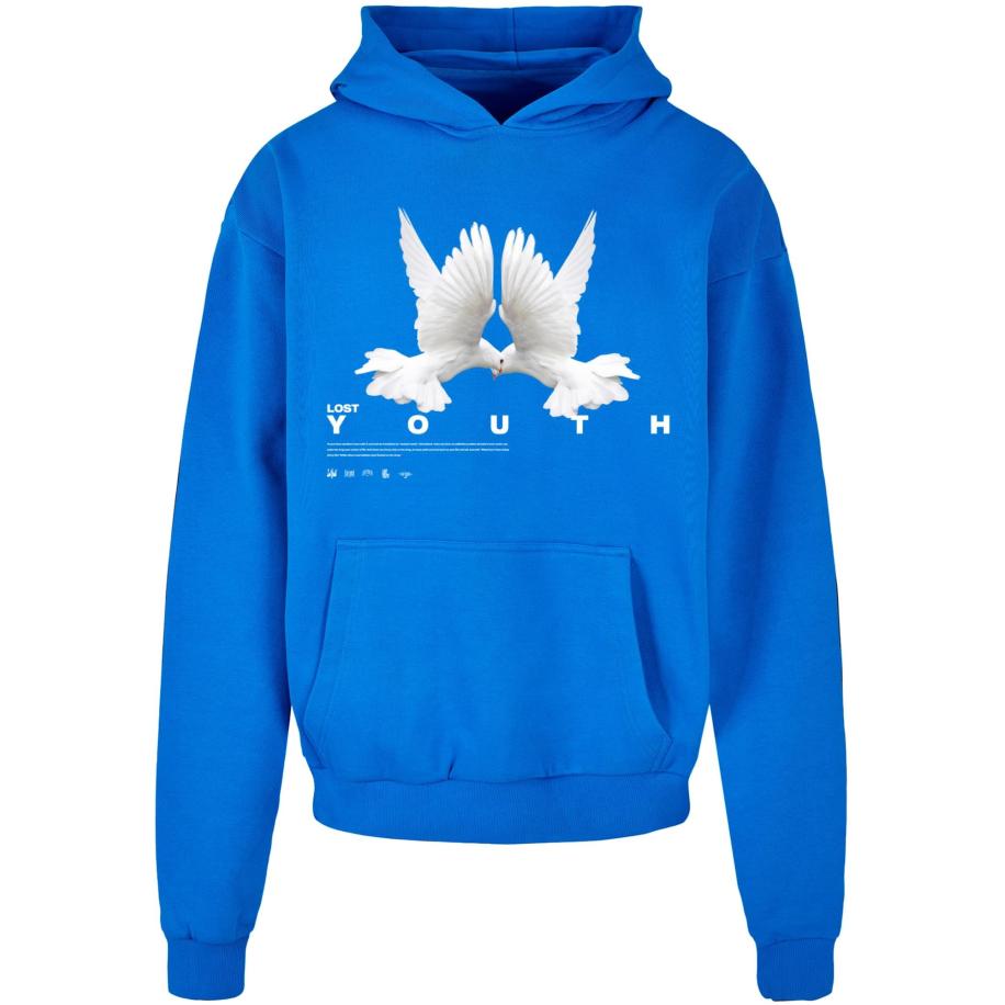 Lost Youth Sweatshirt Dove kobaltblauw / grijs / wit Blauw