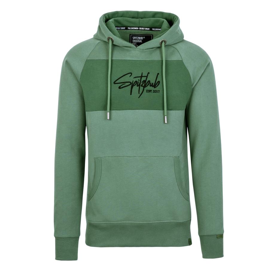 SPITZBUB Sweatshirt Street Unframed groen / jade groen / zwart Groen