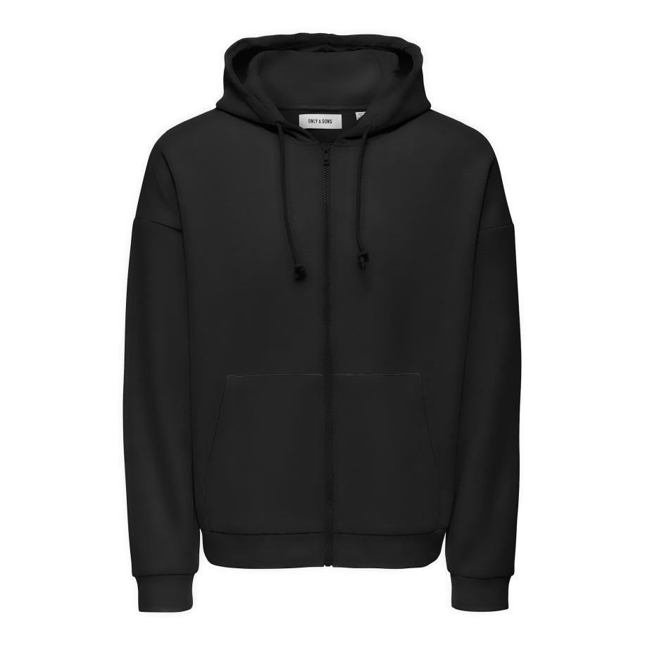Only & Sons Only & Sons Sweatvest Chase zwart -