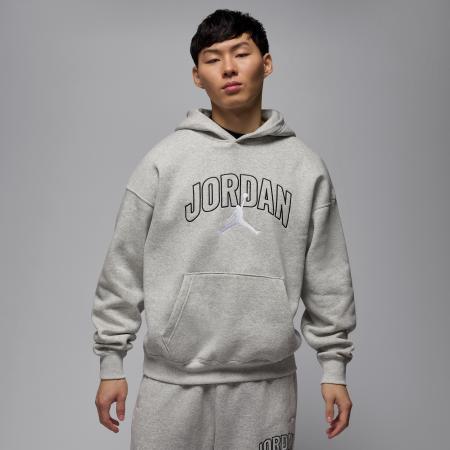 Jordan Brooklyn Fleece oversized hoodie voor heren - Grijs