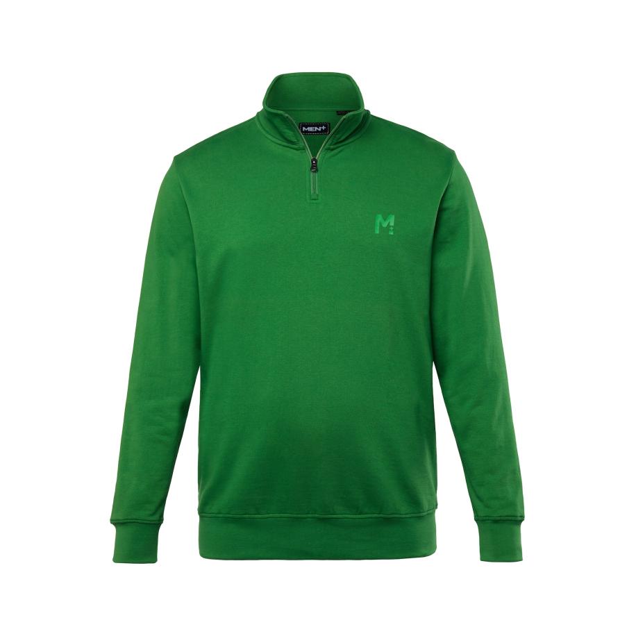 men plus Men Plus Sweatshirt groen / lichtgroen -