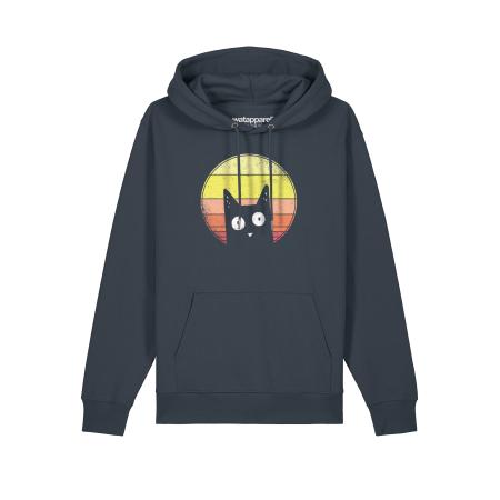 Watapparel Watapparel Sweatshirt Sunset Cat antraciet / gemengde kleuren