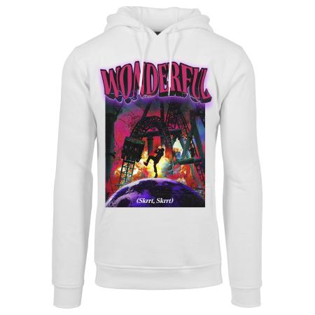 mister tee MT Men Sweatshirt cyclaam / donkerlila / zwart / wit