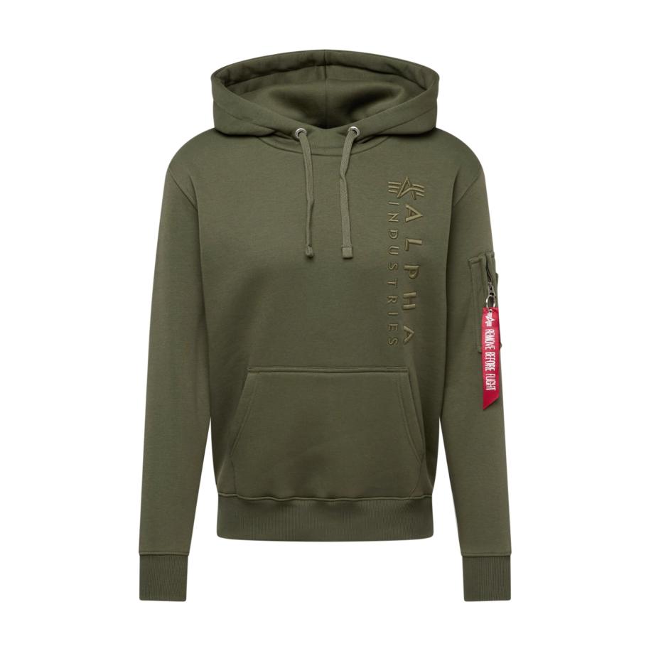 Alpha Industries ALPHA INDUSTRIES Trui EMB groen / rood -