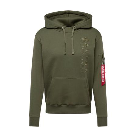 Alpha Industries ALPHA INDUSTRIES Trui EMB groen / rood