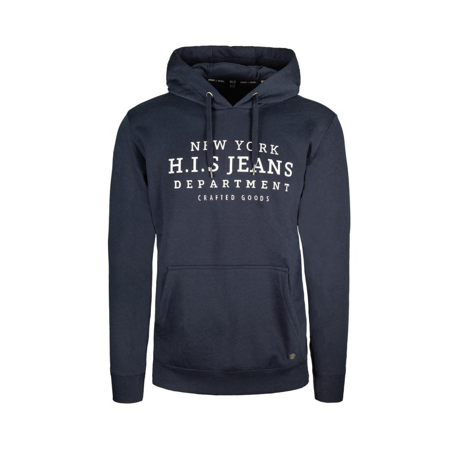 H.I.S H.I.S Sweatshirt navy / wit -