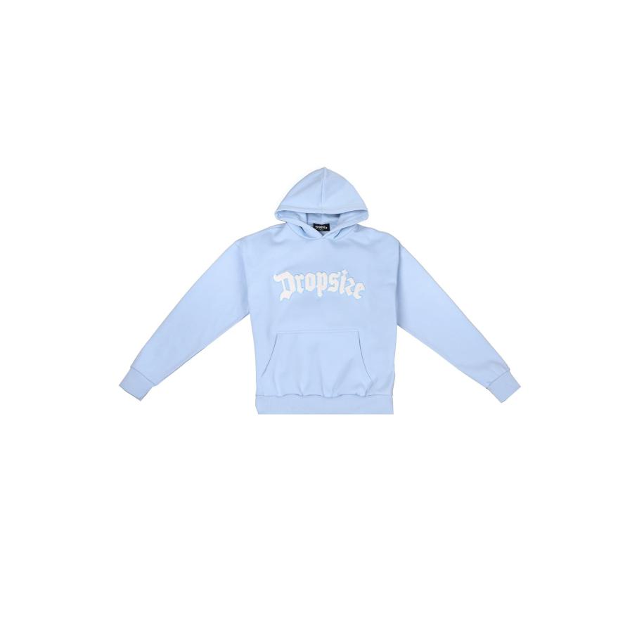 Dropsize Sweatshirt EMBO blauw / wit Blauw