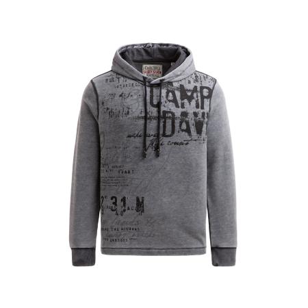 Camp David CAMP DAVID Sweatshirt grijs / zwart
