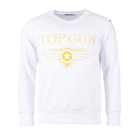Top gun TOP GUN Sweatshirt geel / wit