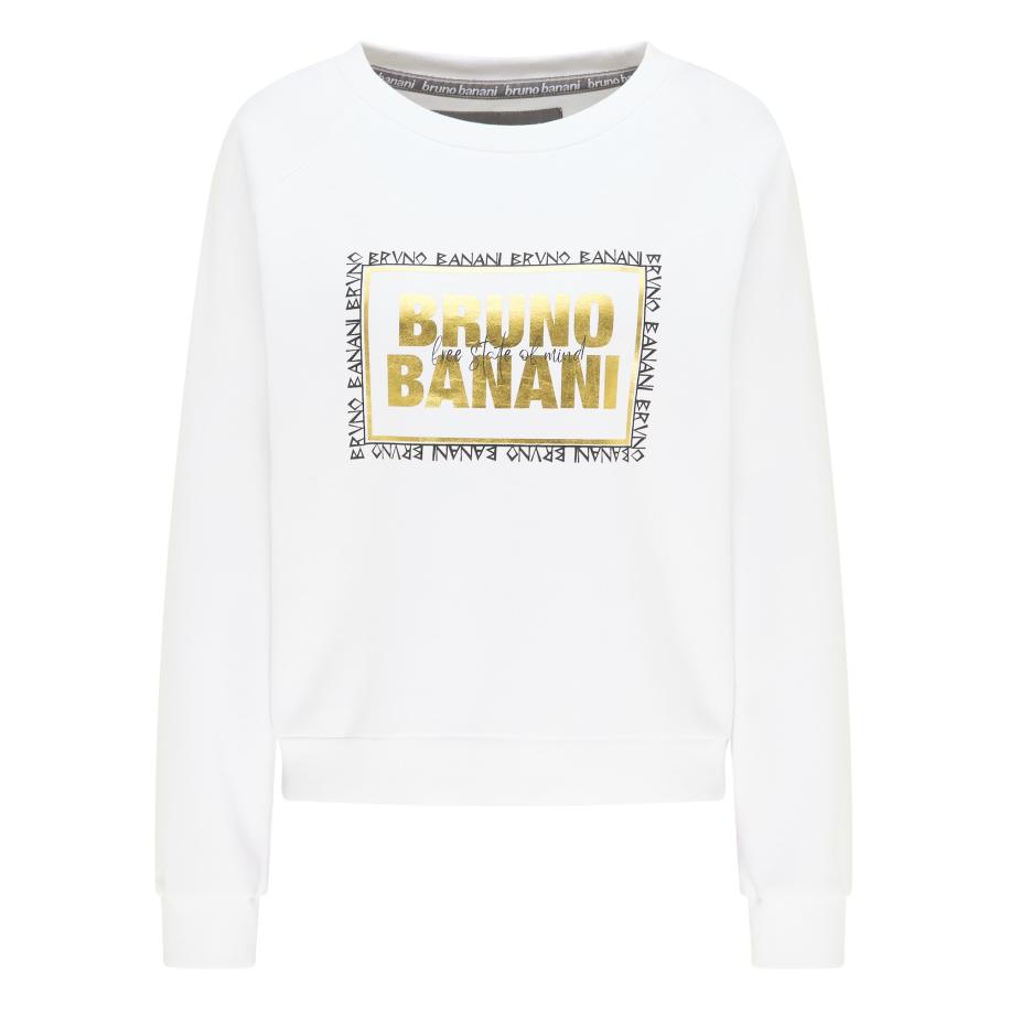 Bruno Banani Bruno Banani Sweatshirt Alexader goud / zwart / wit -