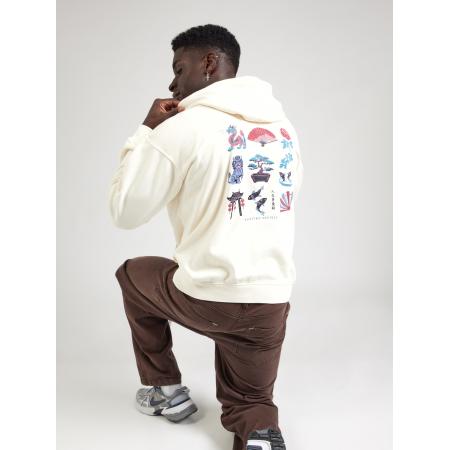 Kaotiko Kaotiko Sweatshirt BONSAI beige / blauw / pink / zwart