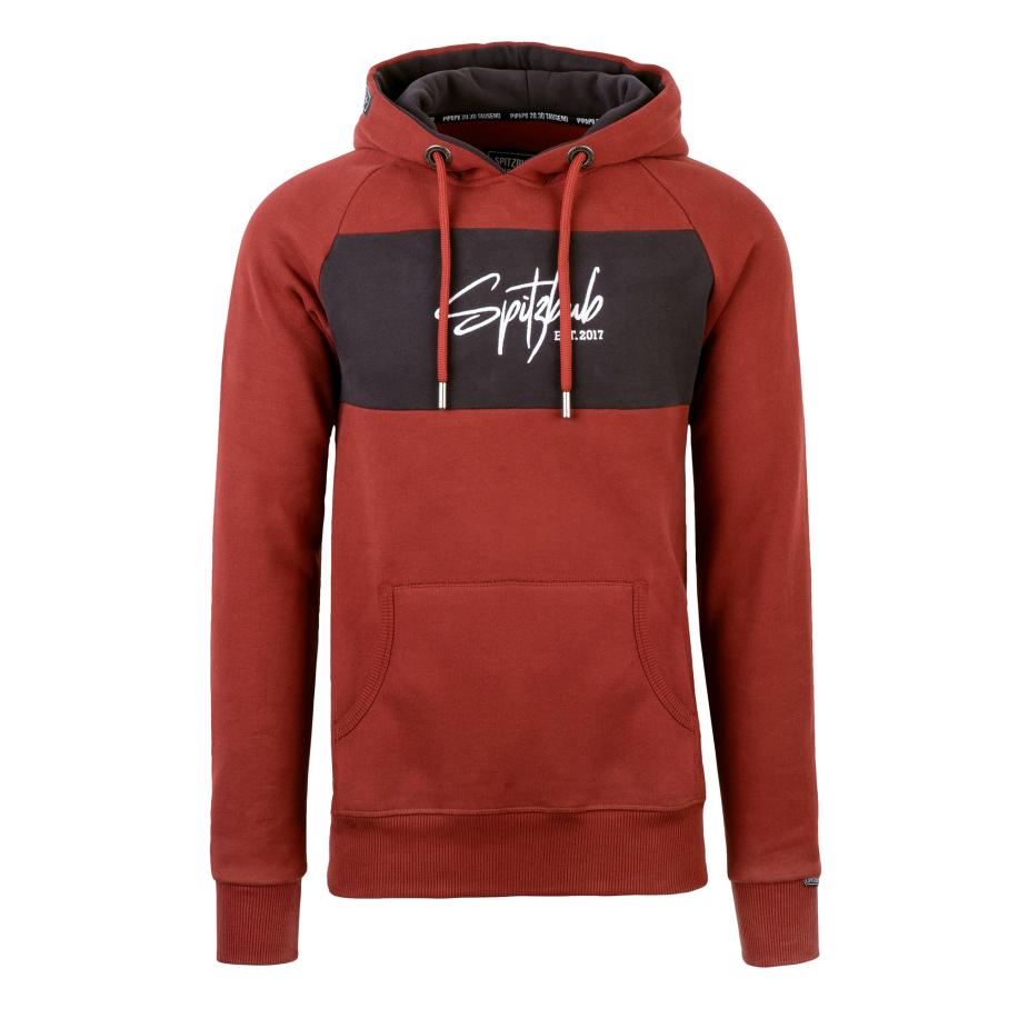 SPITZBUB Sweatshirt Street Unframed rood / zwart / wit Rood