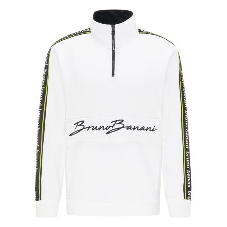 Bruno Banani Bruno Banani Sweatshirt Morgan geel / zwart / wit