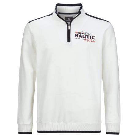 jan vanderstorm Jan Vanderstorm Sweatshirt rood / zwart / wolwit