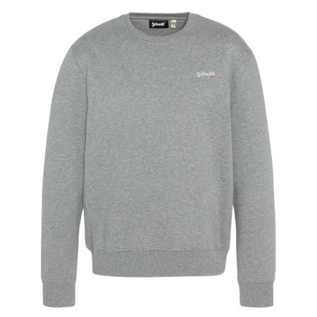 Schott NYC Schott NYC Sweatshirt grijs gemêleerd / wit