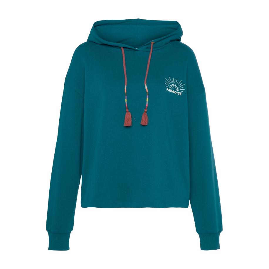 VIVANCE VIVANCE Sweatshirt petrol / wit -