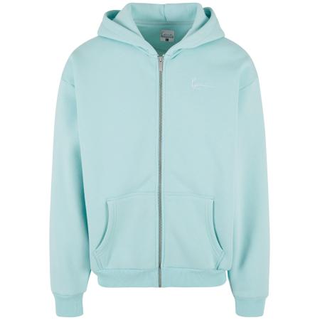 Karl Kani Karl Kani Sweatvest Essential lichtblauw / wit