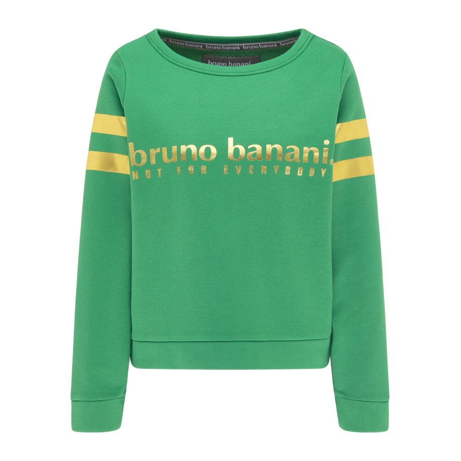 Bruno Banani Bruno Banani Sweatshirt Griffin goud / grasgroen -
