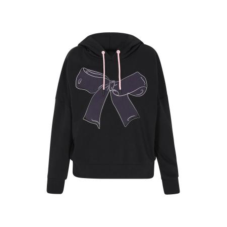 MYMO MYMO Sweatshirt Back to School donkerlila / rosa / zwart