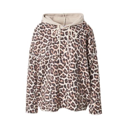 zwillingsherz Zwillingsherz Sweatshirt Leo beige / bruin / zwart