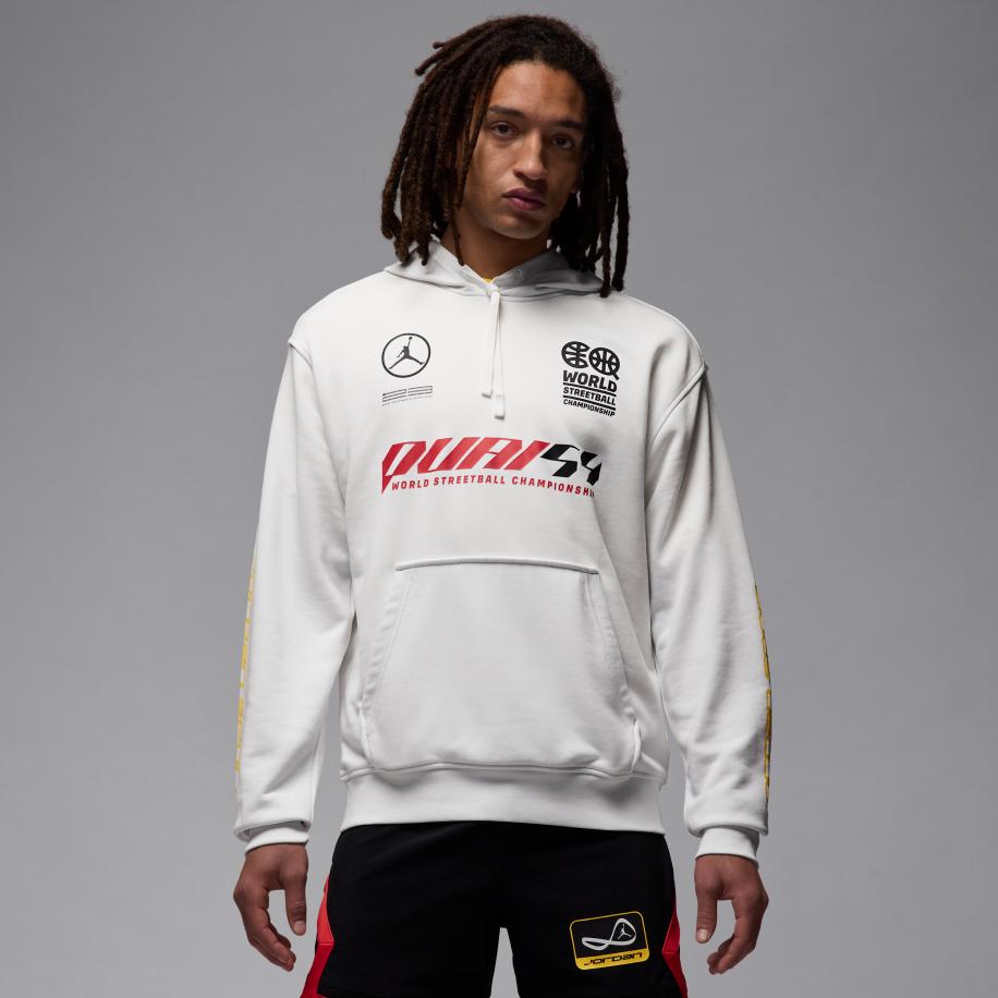 Jordan Sport Crossover Quai 54 Dri-FIT hoodie voor heren - Wit Wit