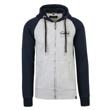 SPITZBUB Sweatvest Carlo nachtblauw / grijs gemêleerd