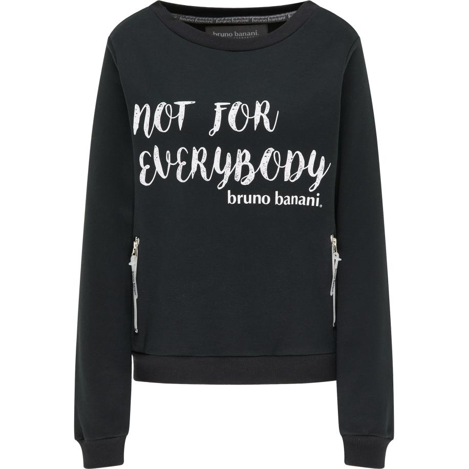 Bruno Banani Bruno Banani Sweatshirt Diaz zwart / wit -