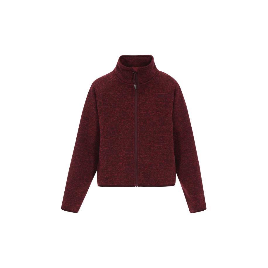 Schmuddelwedda Schmuddelwedda Fleece jas bourgogne -