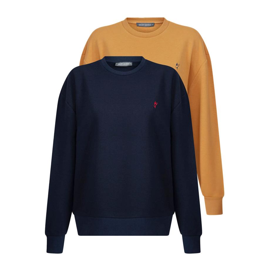 Jacey Quinn Jacey Quinn Sweatshirt camel / navy -