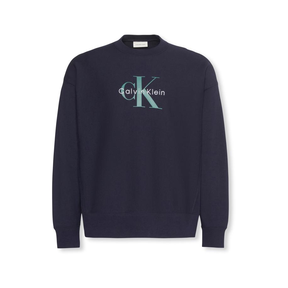 Calvin Klein Calvin Klein Jeans Sweatshirt marine / mintgroen / wit -