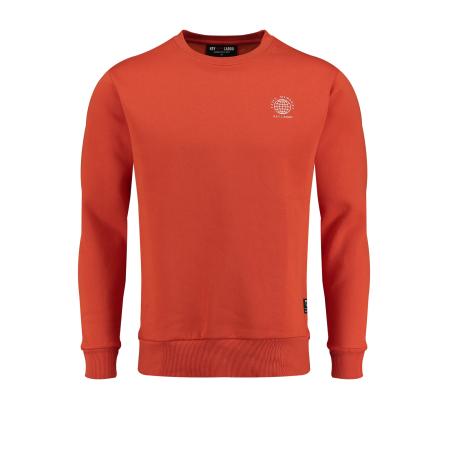 Key Largo Key Largo Sweatshirt FADED MEMORIES donkeroranje / wit