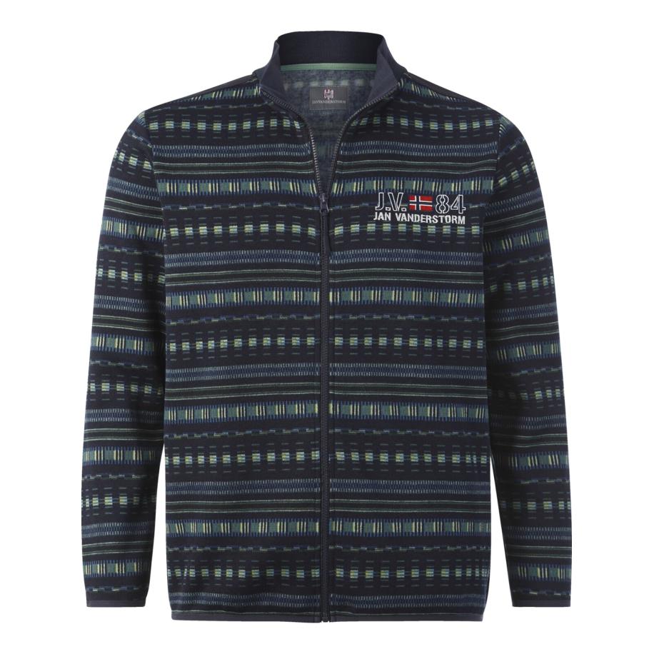 jan vanderstorm Jan Vanderstorm Sweatvest Nels donkerblauw -