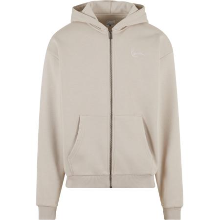 Karl Kani Karl Kani Sweatvest Essential taupe / wit