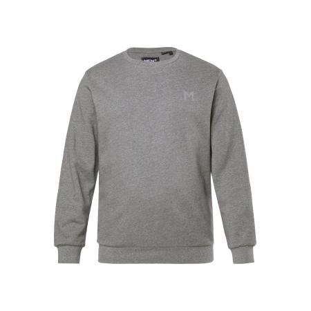 men plus Men Plus Sweatshirt grijs gemêleerd